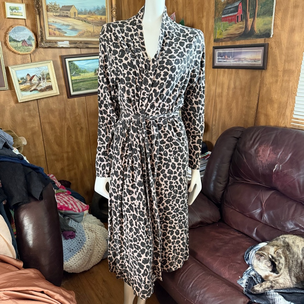 Smash + Tess Leopard Print Duster Sweater